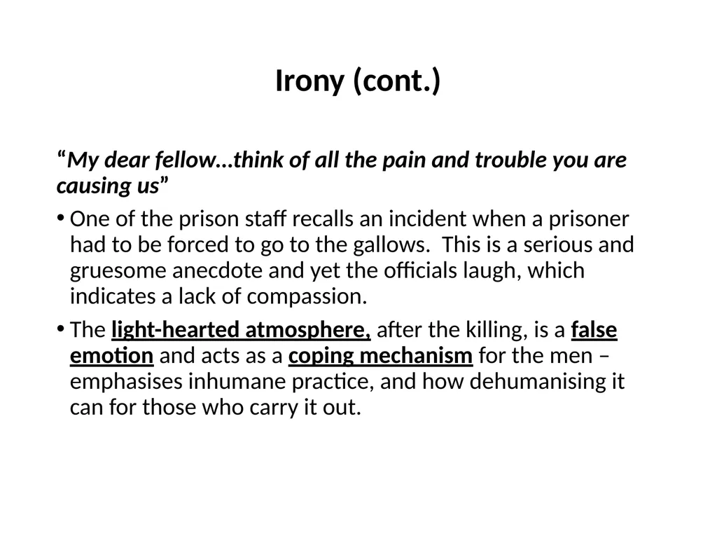 A Hanging – George Orwell George Orwell - - slide 28 of 61
