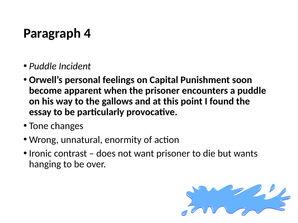 A Hanging – George Orwell George Orwell - - slide 54 of 61