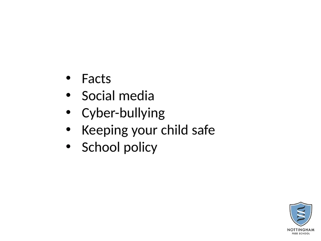 Welcome to the parents’ forum Facts Social media - slide 2 of 14