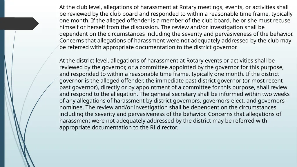 Abuse and Harassment District 6510 Overview - slide 24 of 25