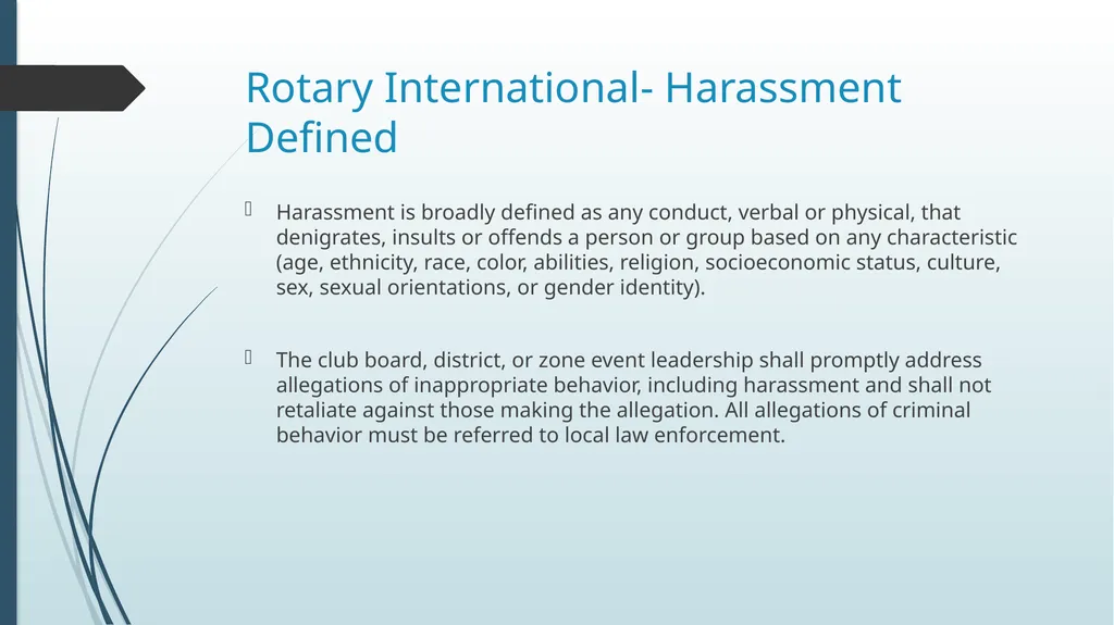 Abuse and Harassment District 6510 Overview - slide 4 of 25