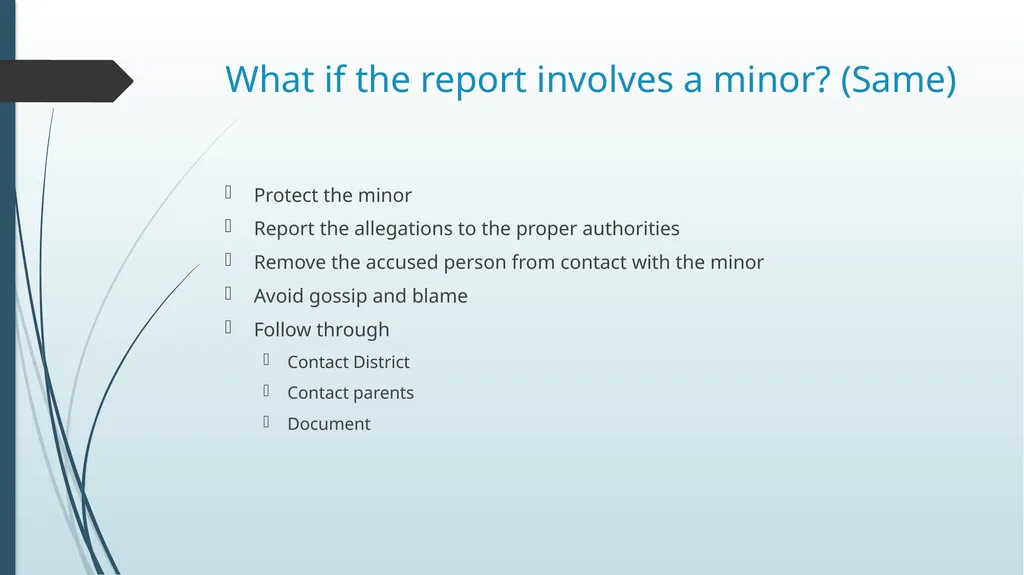 Abuse and Harassment District 6510 Overview - slide 17 of 25
