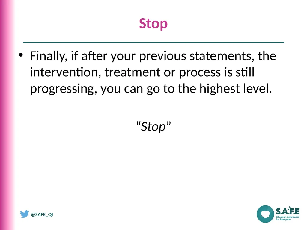 The CUSS Communication Tool What is CUSS? Cuss is - slide 7 of 8