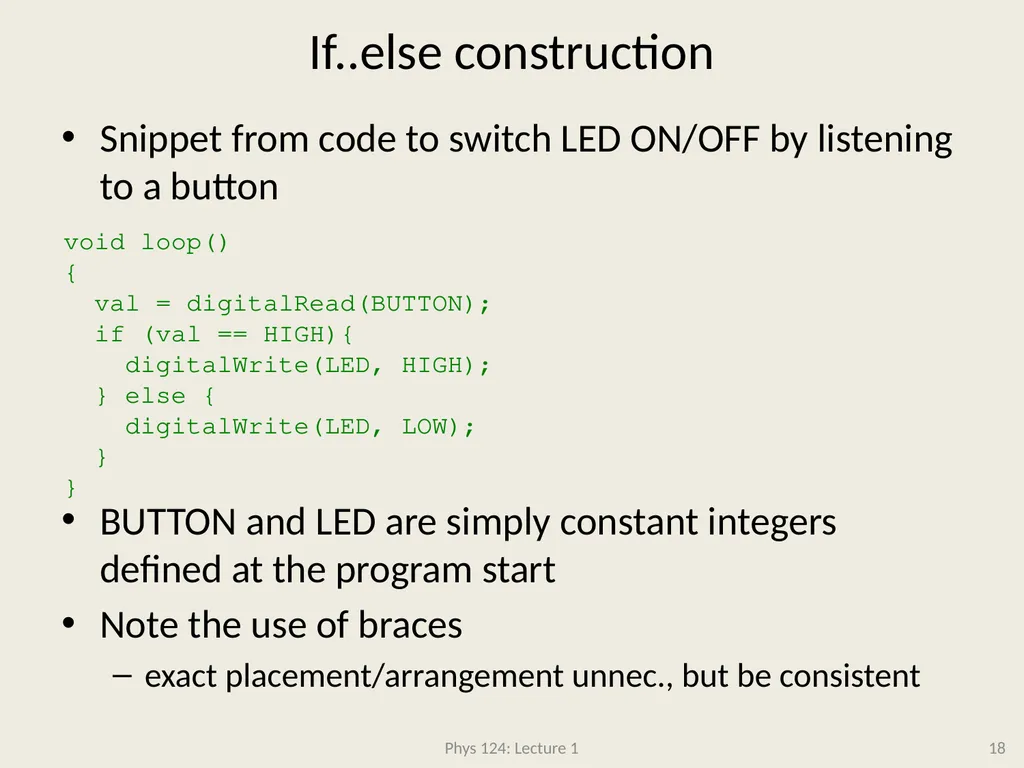 Physics 124: Lecture 1 Course Structure Crash - slide 18 of 24