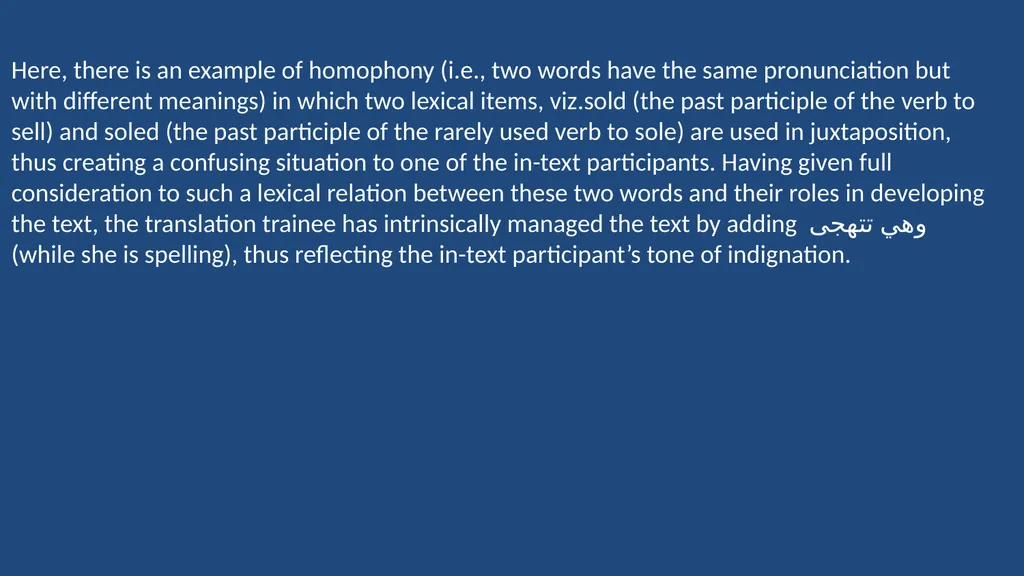 Prepared by: Mohammed Ali Ayad Lexical semantics - slide 26 of 27