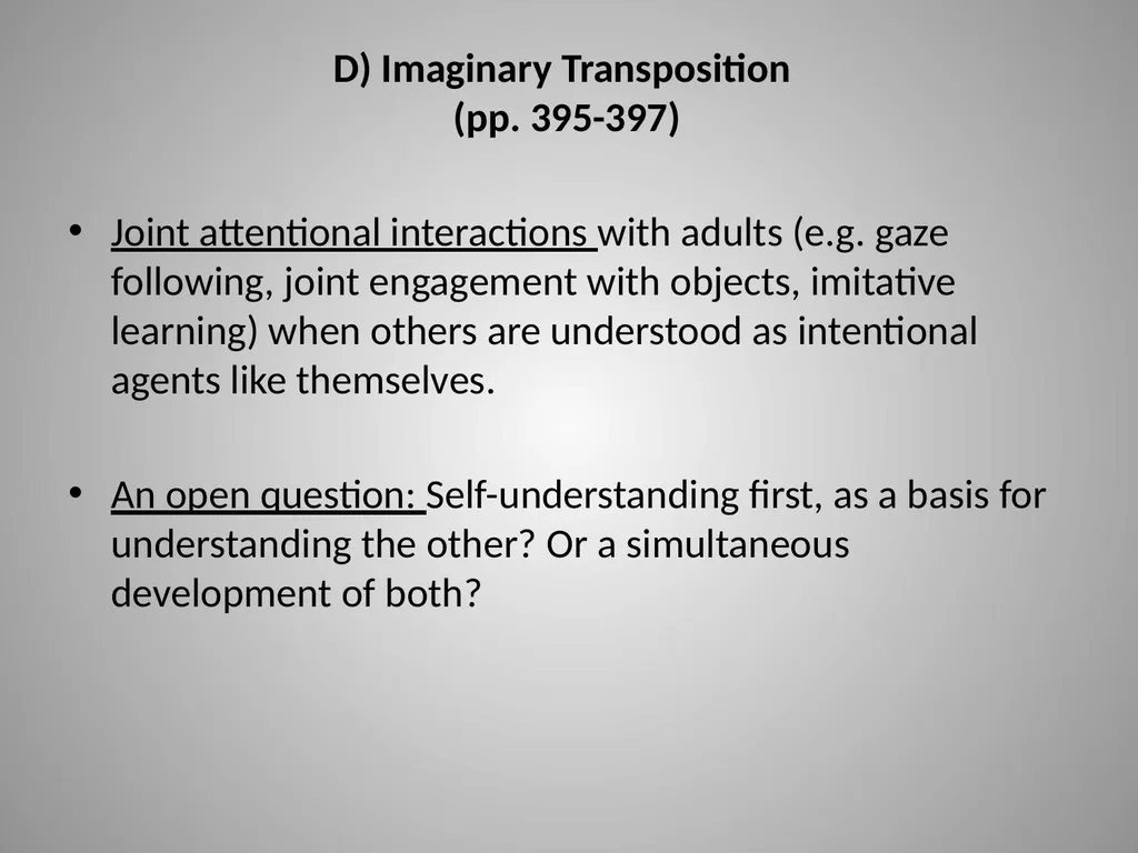 Evan Thompson – Mind in Life Chapter 13: Empathy - slide 17 of 29