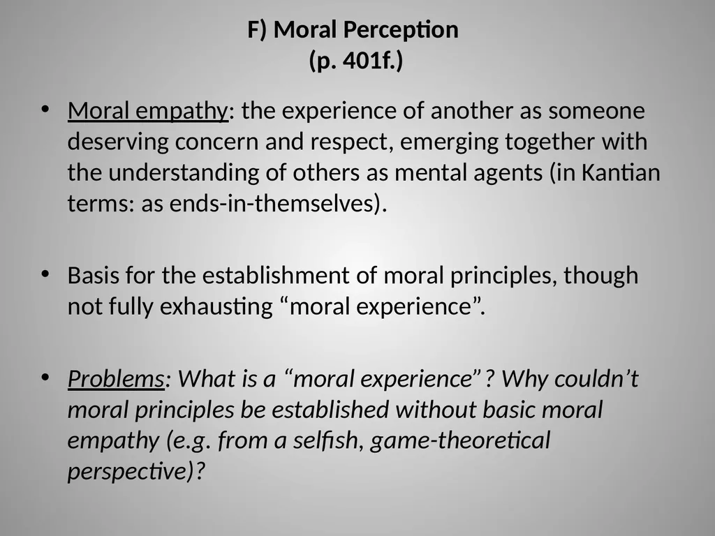 Evan Thompson – Mind in Life Chapter 13: Empathy - slide 19 of 29