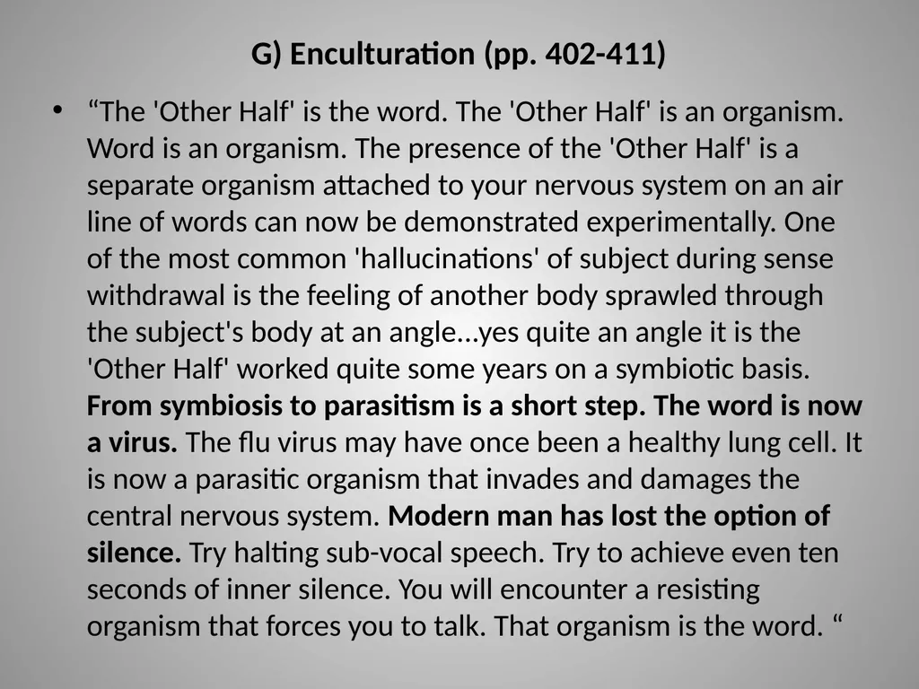Evan Thompson – Mind in Life Chapter 13: Empathy - slide 25 of 29