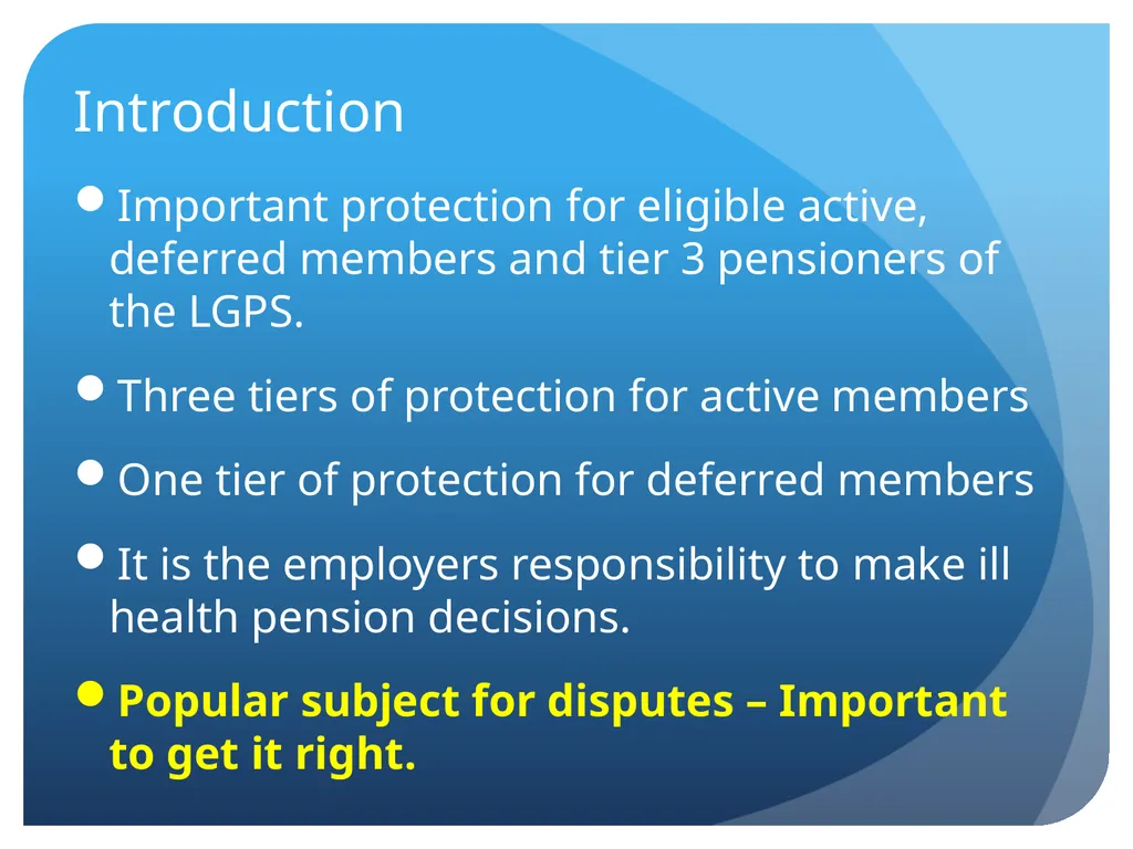 Understanding… Local Government Pension Scheme Ill - slide 2 of 50