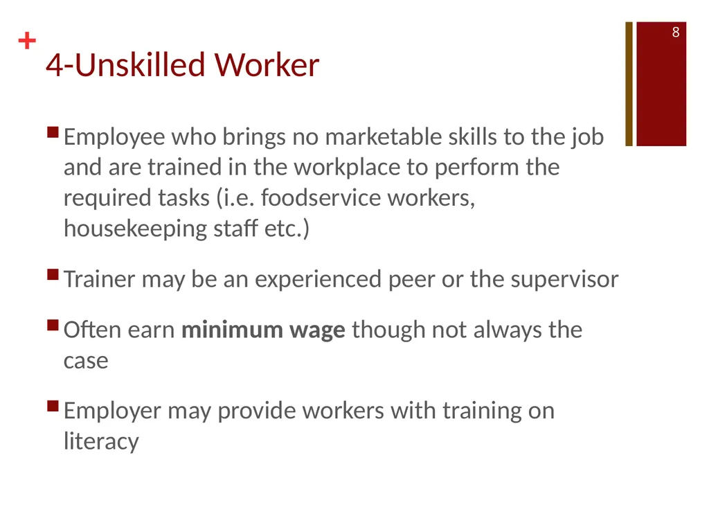 HUMAN RESOURCES NUTR 468 SPRING 2017 TYPES OF - slide 8 of 48