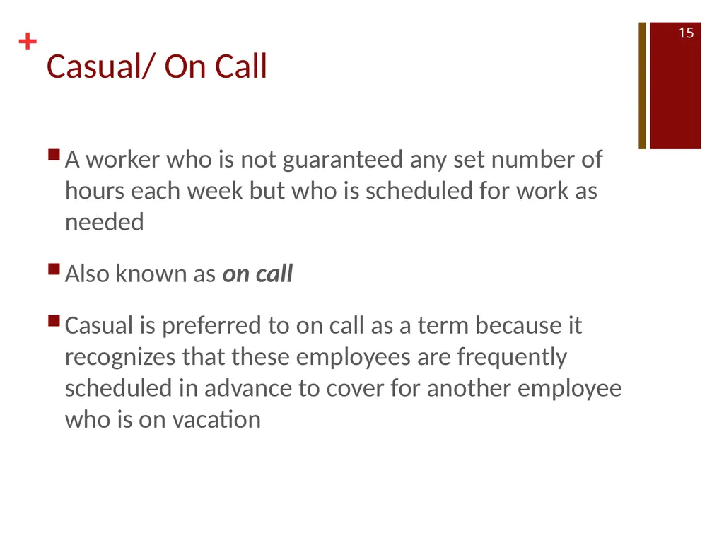 HUMAN RESOURCES NUTR 468 SPRING 2017 TYPES OF - slide 15 of 48