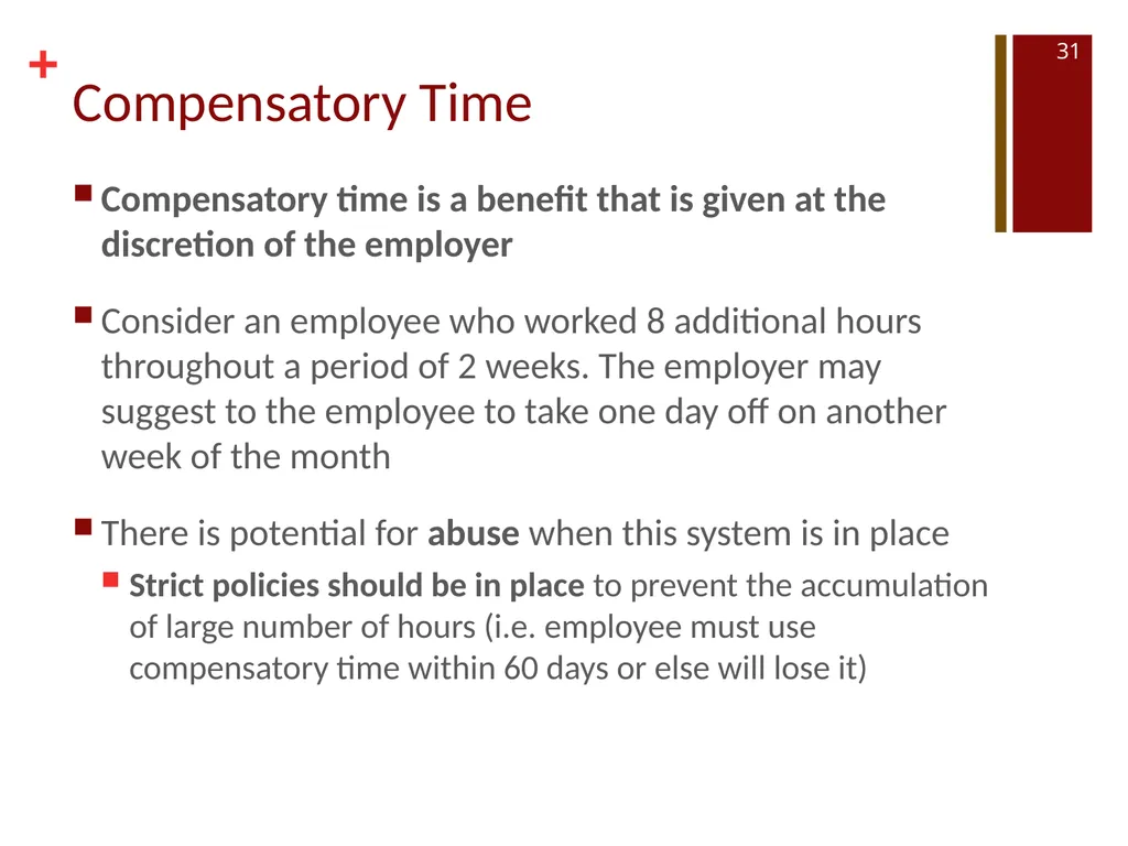HUMAN RESOURCES NUTR 468 SPRING 2017 TYPES OF - slide 31 of 48