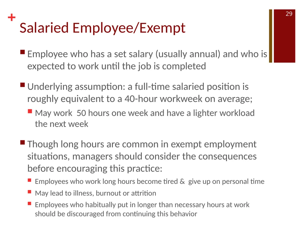 HUMAN RESOURCES NUTR 468 SPRING 2017 TYPES OF - slide 29 of 48