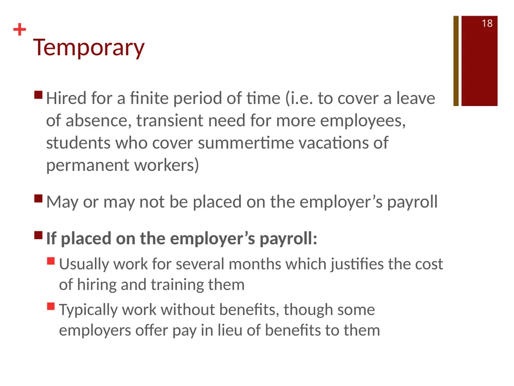 HUMAN RESOURCES NUTR 468 SPRING 2017 TYPES OF - slide 18 of 48