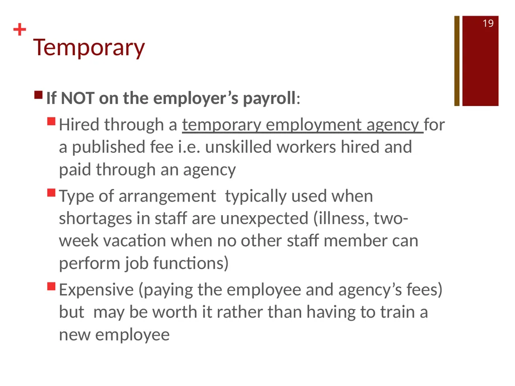 HUMAN RESOURCES NUTR 468 SPRING 2017 TYPES OF - slide 19 of 48