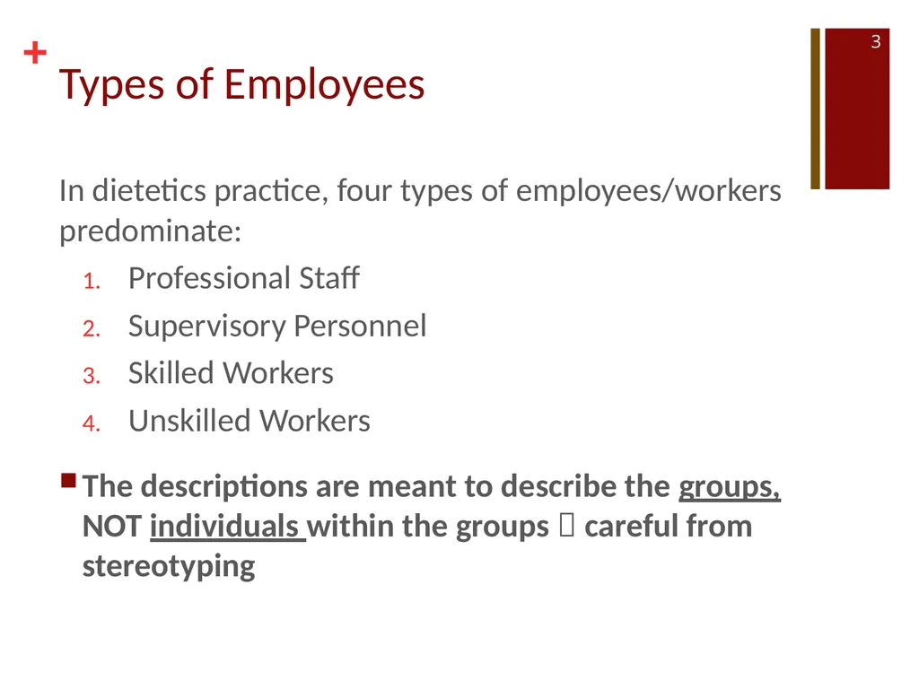 HUMAN RESOURCES NUTR 468 SPRING 2017 TYPES OF - slide 3 of 48
