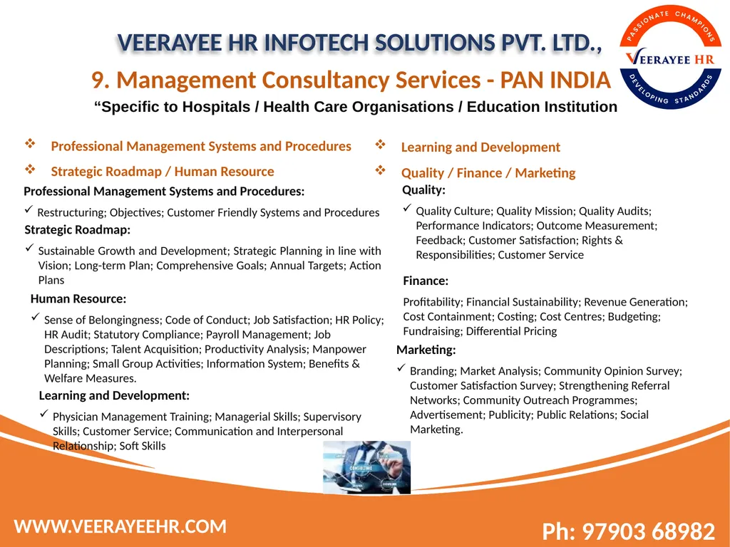 VEERAYEE HR INFOTECH SOLUTIONS PVT. LTD., - slide 19 of 27
