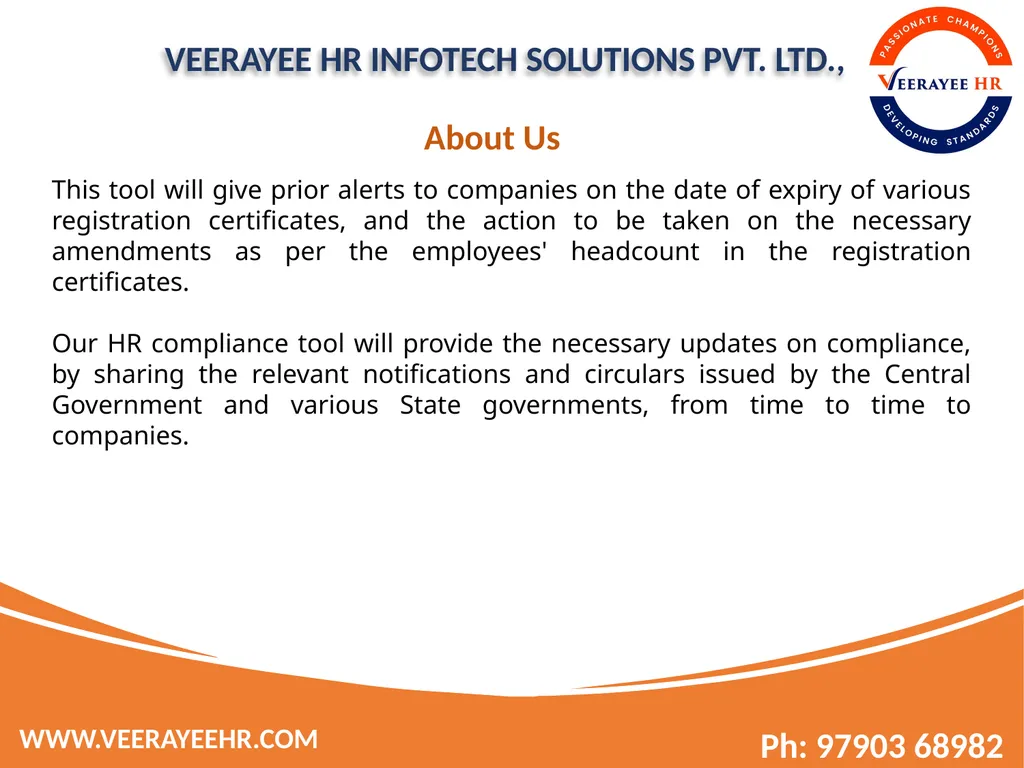 VEERAYEE HR INFOTECH SOLUTIONS PVT. LTD., - slide 4 of 27