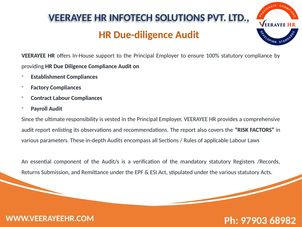 VEERAYEE HR INFOTECH SOLUTIONS PVT. LTD., - slide 6 of 27