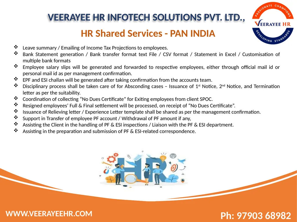 VEERAYEE HR INFOTECH SOLUTIONS PVT. LTD., - slide 17 of 27