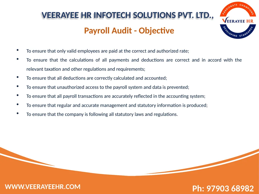 VEERAYEE HR INFOTECH SOLUTIONS PVT. LTD., - slide 8 of 27