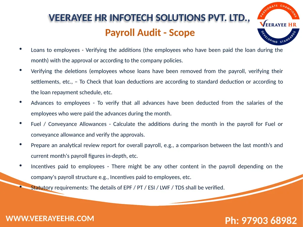 VEERAYEE HR INFOTECH SOLUTIONS PVT. LTD., - slide 10 of 27