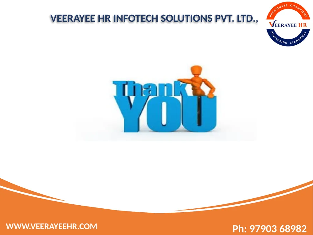 VEERAYEE HR INFOTECH SOLUTIONS PVT. LTD., - slide 27 of 27