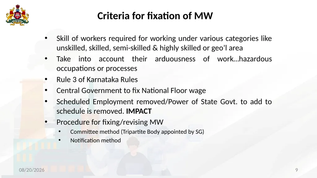 The salient features and implementation of The - slide 9 of 42