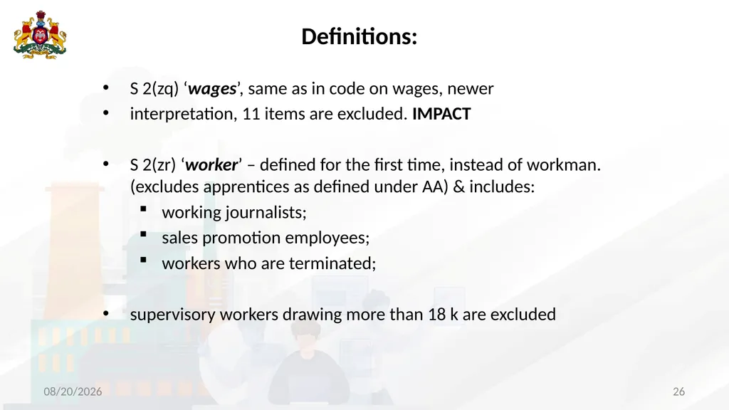 The salient features and implementation of The - slide 26 of 42