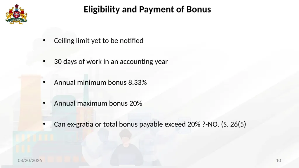 The salient features and implementation of The - slide 10 of 42