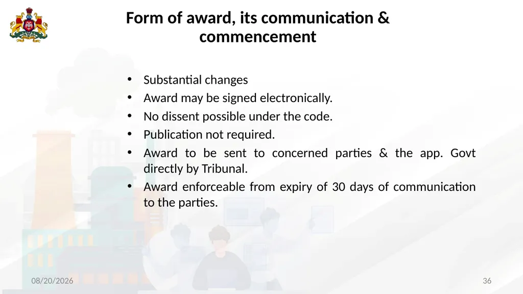 The salient features and implementation of The - slide 36 of 42
