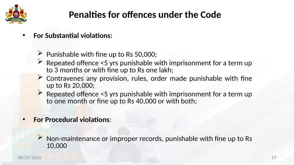 The salient features and implementation of The - slide 19 of 42