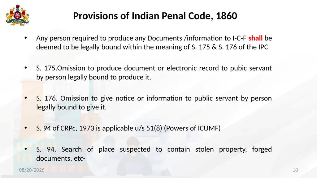The salient features and implementation of The - slide 18 of 42