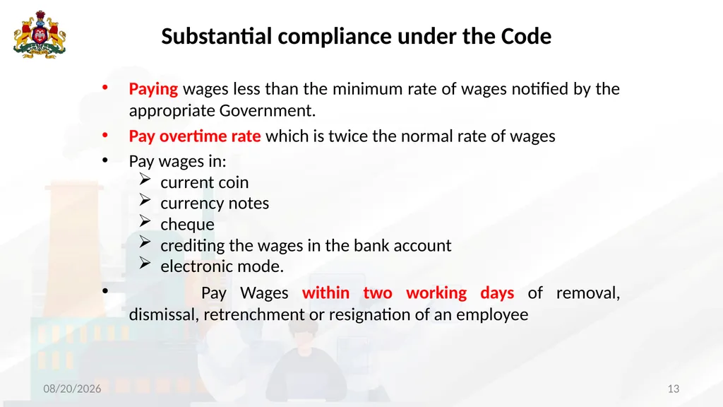 The salient features and implementation of The - slide 13 of 42