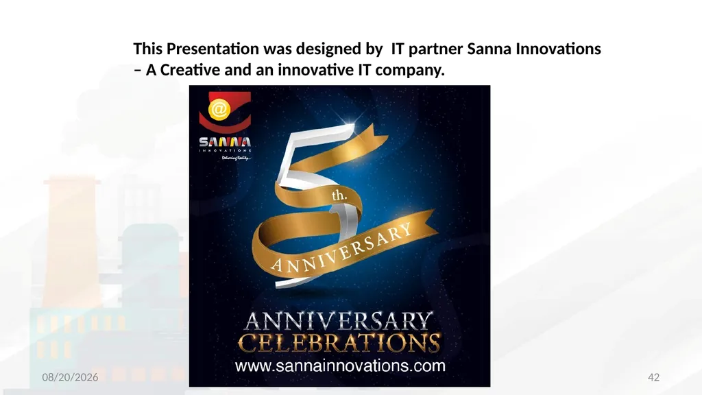 The salient features and implementation of The - slide 42 of 42
