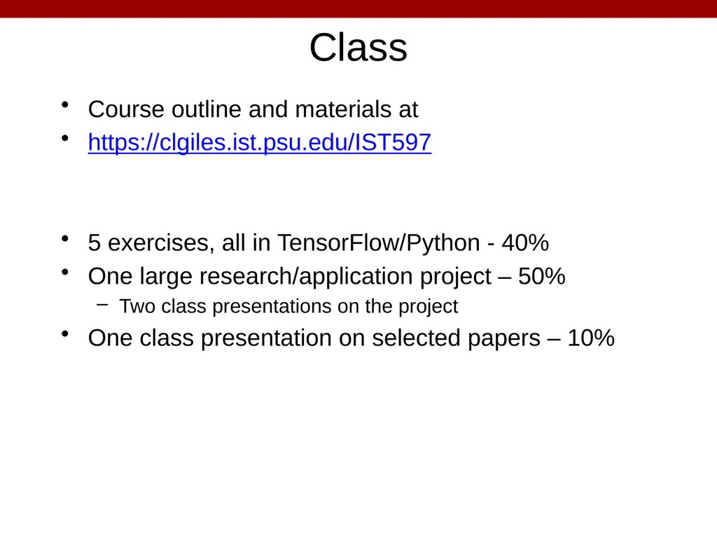 Deep Learning Introduction Thanks to Dhruv Batra - slide 2 of 7