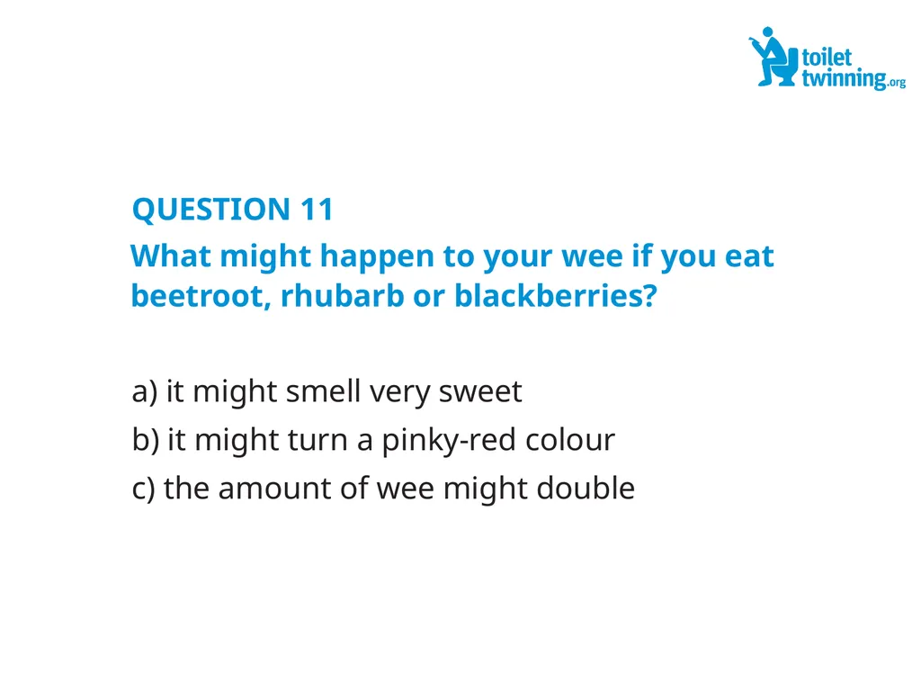 Toilet Twinning QUIZ QUESTION 1 Over a lifetime, - slide 22 of 31