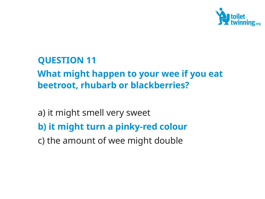 Toilet Twinning QUIZ QUESTION 1 Over a lifetime, - slide 23 of 31