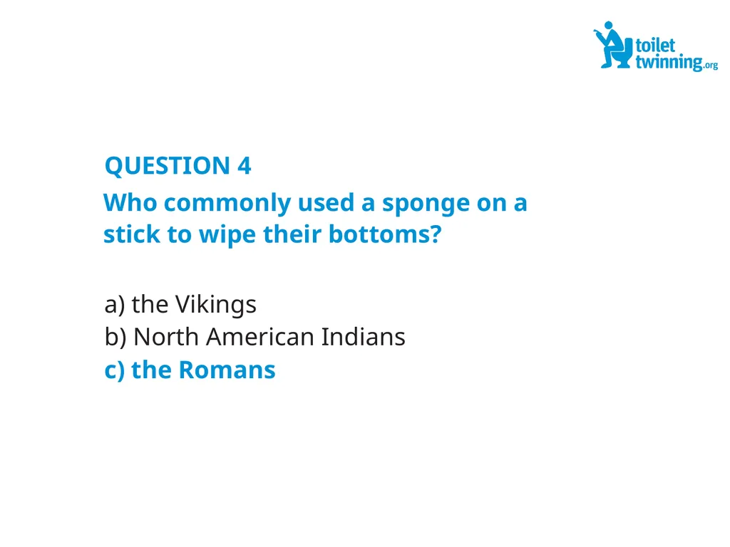 Toilet Twinning QUIZ QUESTION 1 Over a lifetime, - slide 9 of 31