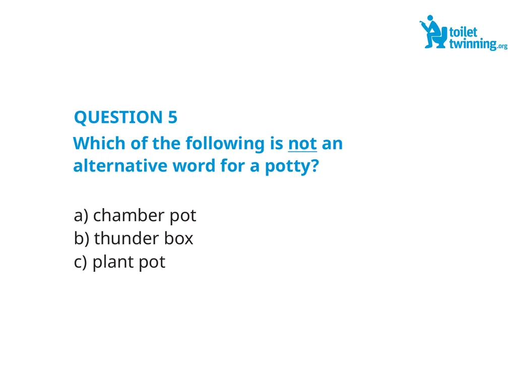 Toilet Twinning QUIZ QUESTION 1 Over a lifetime, - slide 10 of 31