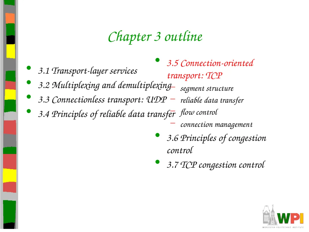 Transport Layer CS 3516 – Computer Networks - slide 55 of 106