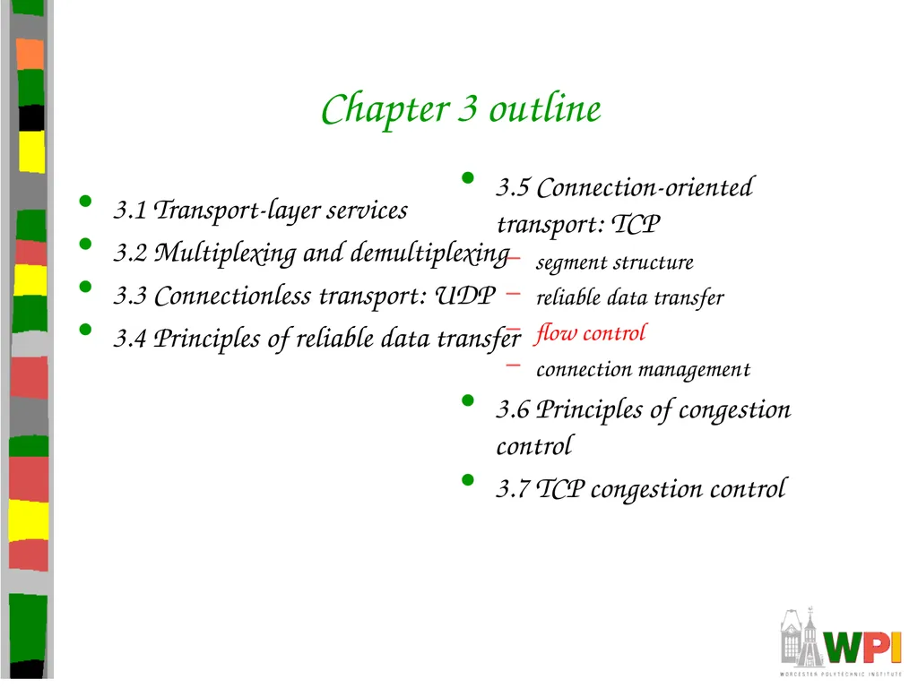 Transport Layer CS 3516 – Computer Networks - slide 74 of 106