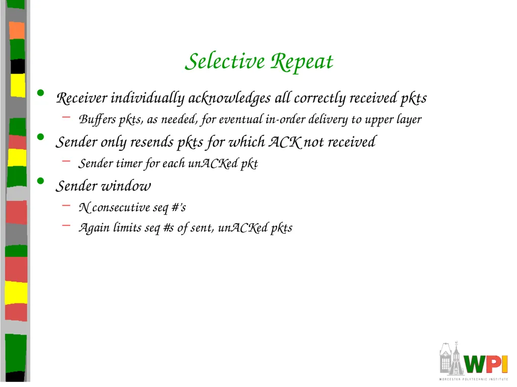 Transport Layer CS 3516 – Computer Networks - slide 49 of 106