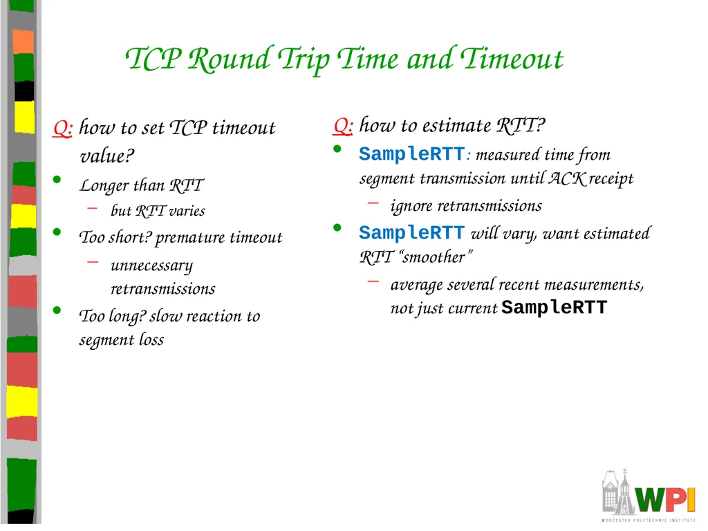Transport Layer CS 3516 – Computer Networks - slide 61 of 106