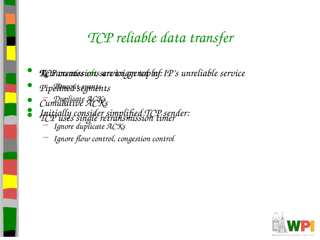 Transport Layer CS 3516 – Computer Networks - slide 66 of 106