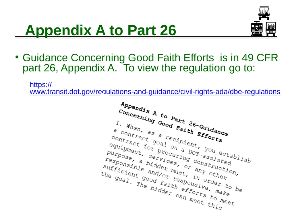 Tips for Evaluating Good Faith Efforts Tim - slide 4 of 24