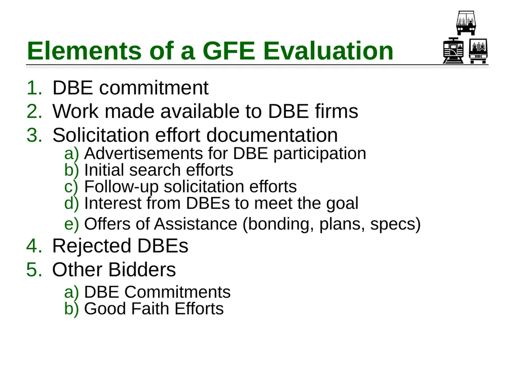 Tips for Evaluating Good Faith Efforts Tim - slide 8 of 24