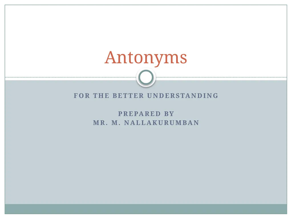 For the better understanding Prepared By Mr. M. - slide 1 of 8