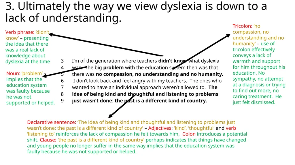 How does Benjamin Zephaniah incite us to consider - slide 7 of 13