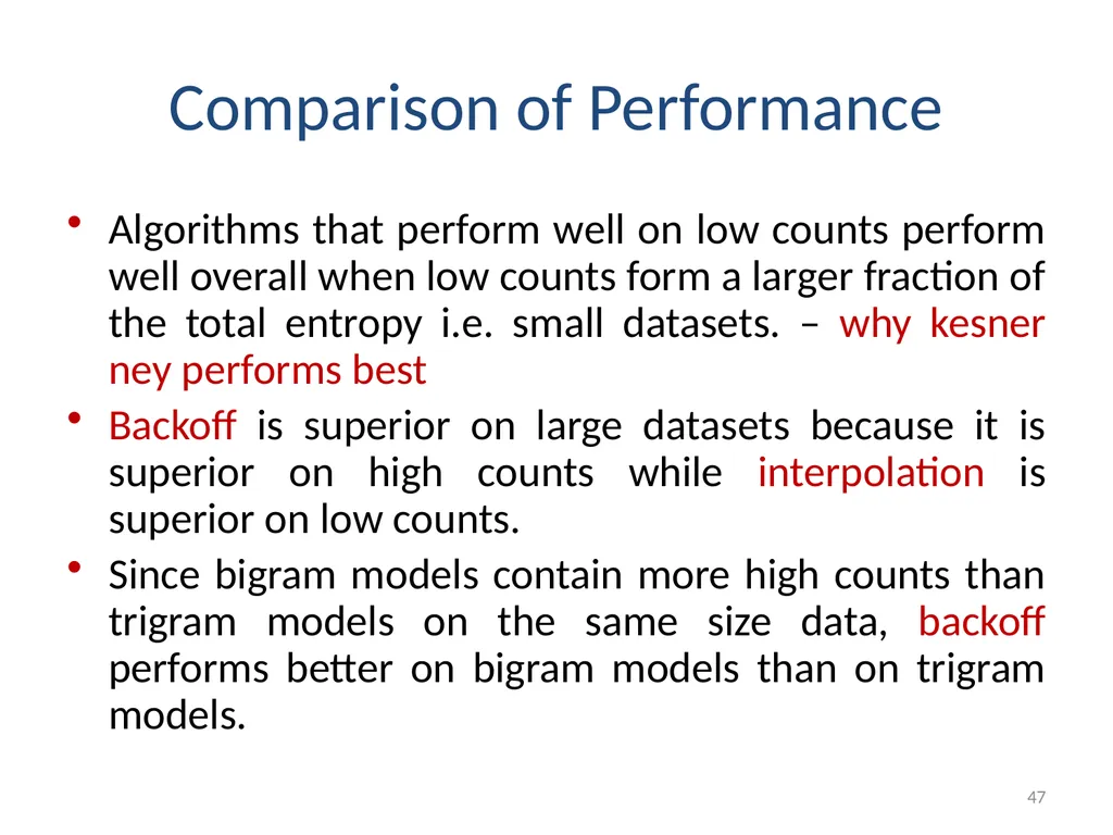 Smoothing Techniques – A Primer Deepak Suyel - slide 47 of 49